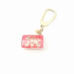 Louis Vuitton Floral Pink and Gold Key Holder